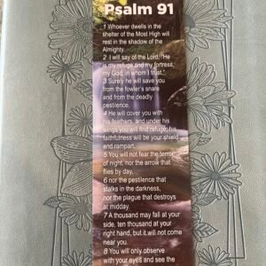 Psalm 91 Bookmark About Protection - The Lord is My Refuge